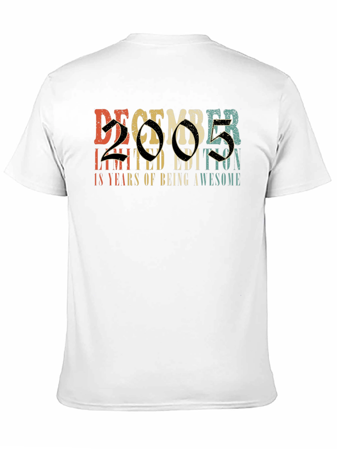 December 2005 Limited Edition 18 Years T-Shirt
