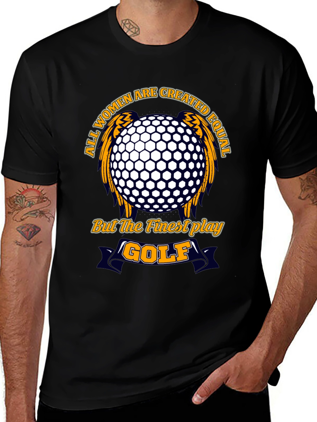 Womens Golf T-Shirt - Finest Play Golf Tee