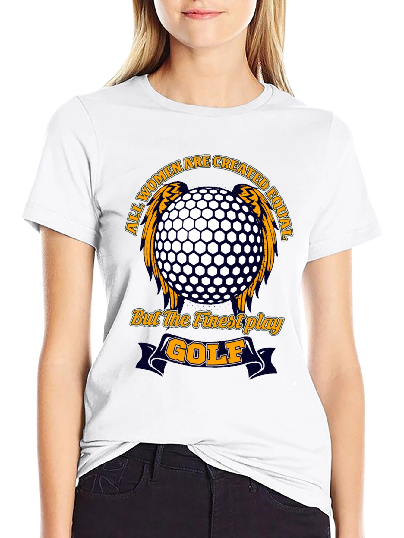 Womens Golf T-Shirt - Finest Play Golf Tee