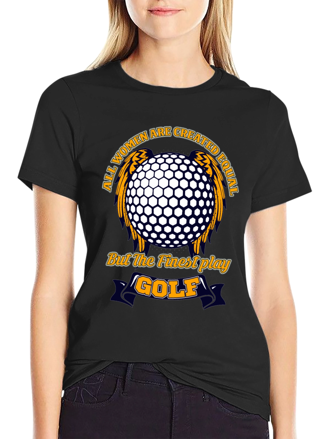 Womens Golf T-Shirt - Finest Play Golf Tee