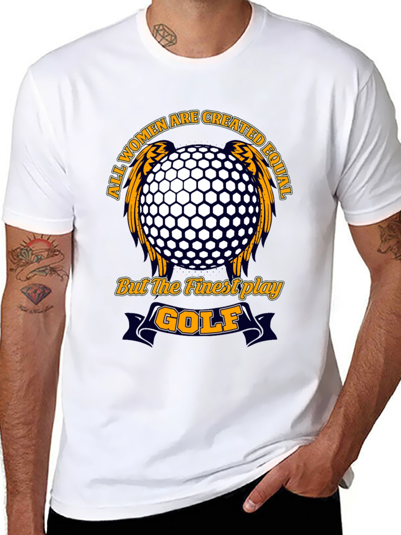 Womens Golf T-Shirt - Finest Play Golf Tee