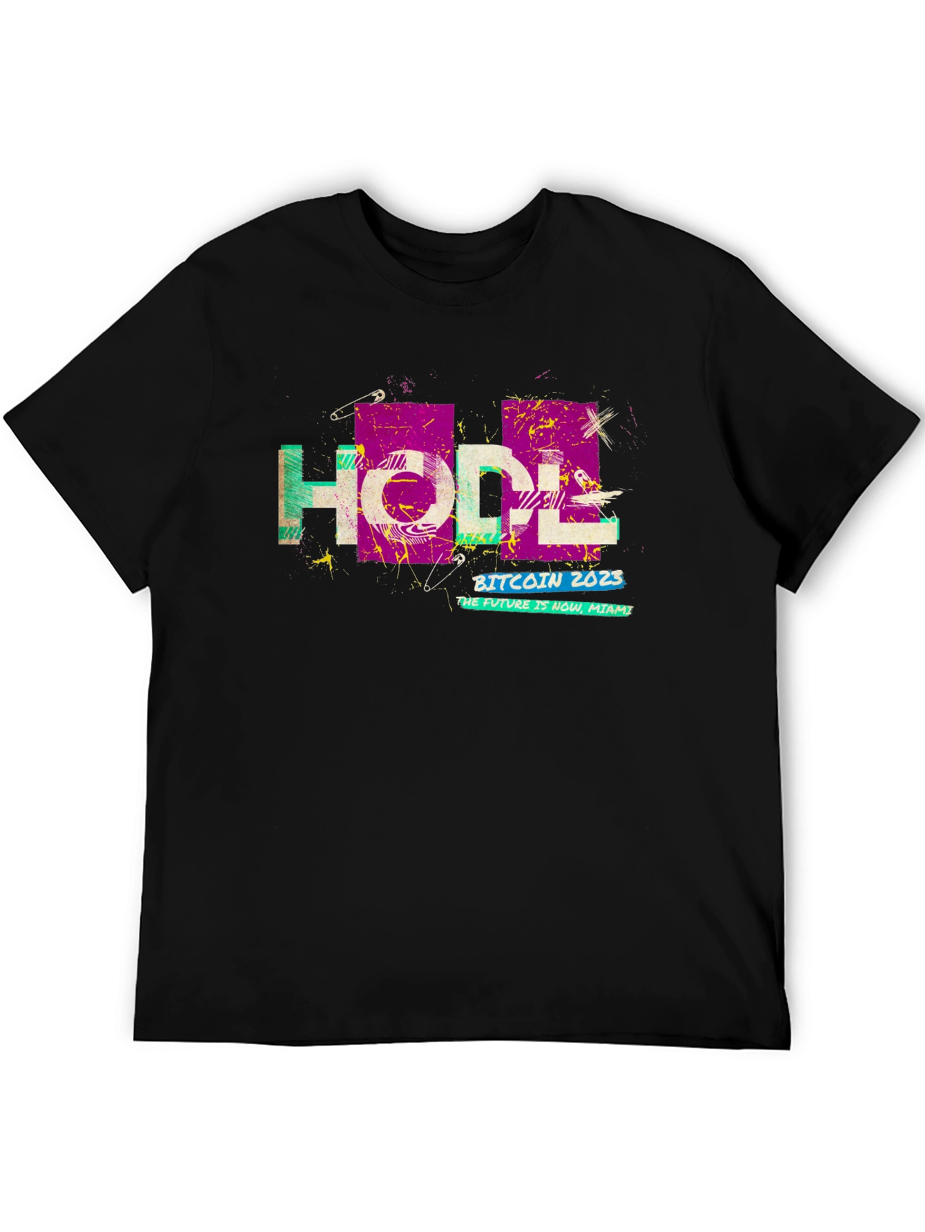 HODL Bitcoin 2023 Black Graphic Tee