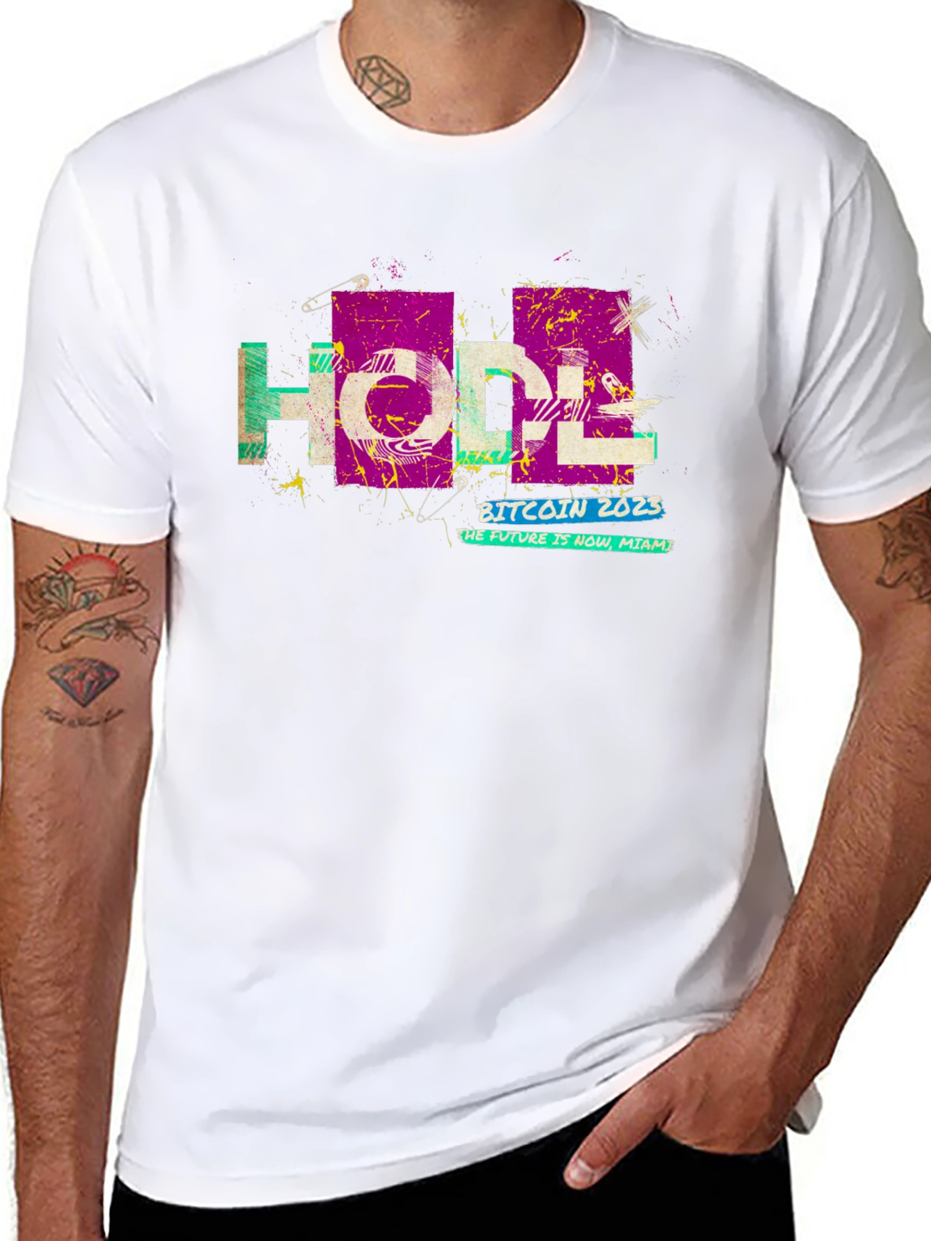 HODL Bitcoin 2023 Black Graphic Tee