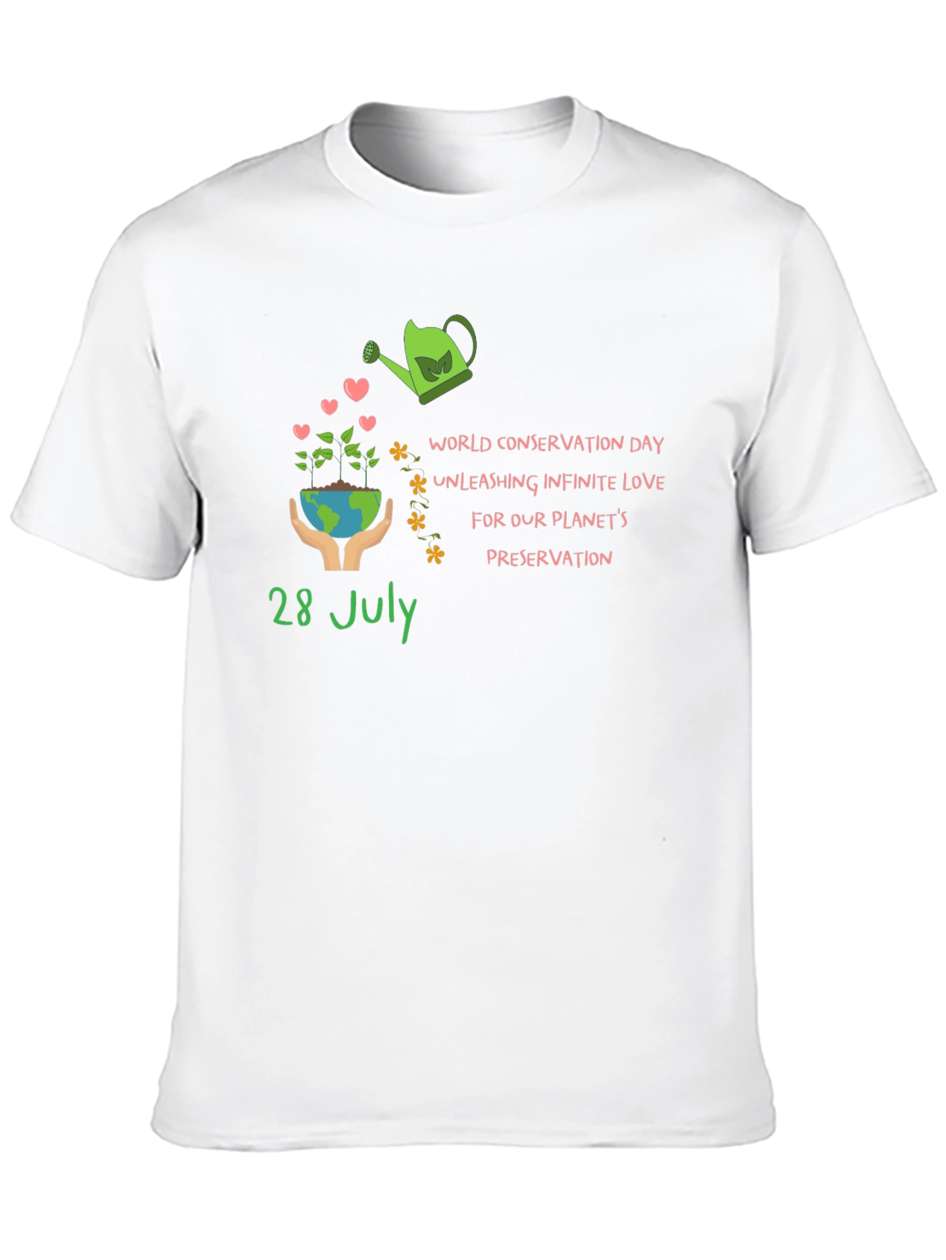 World Conservation Day T-Shirt - Unisex Black Tee