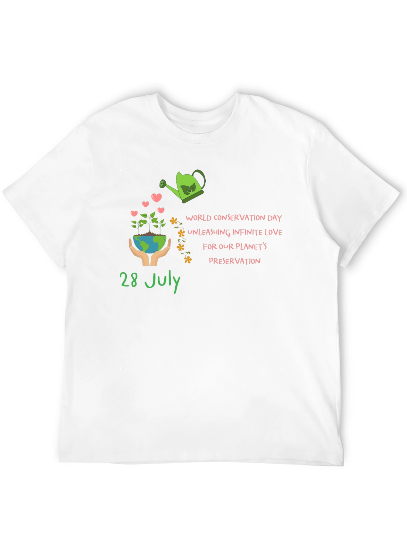 World Conservation Day T-Shirt - Unisex Black Tee