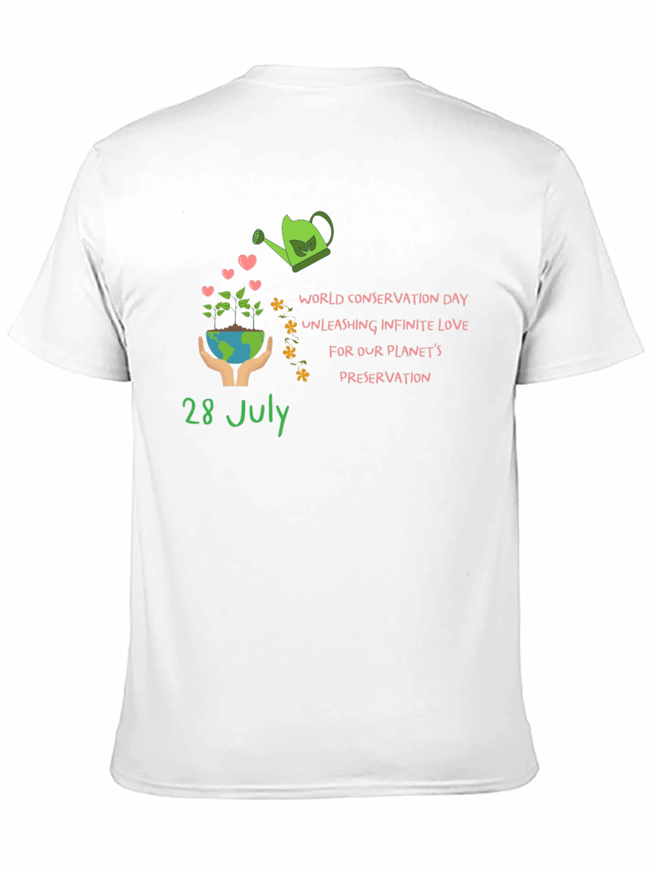 World Conservation Day T-Shirt - Unisex Black Tee