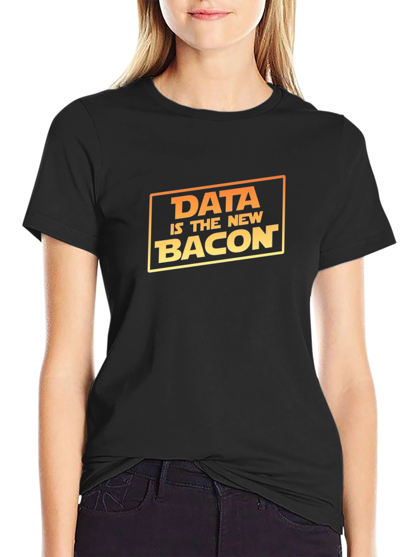 Data Is The New Bacon Graphic T-Shirt