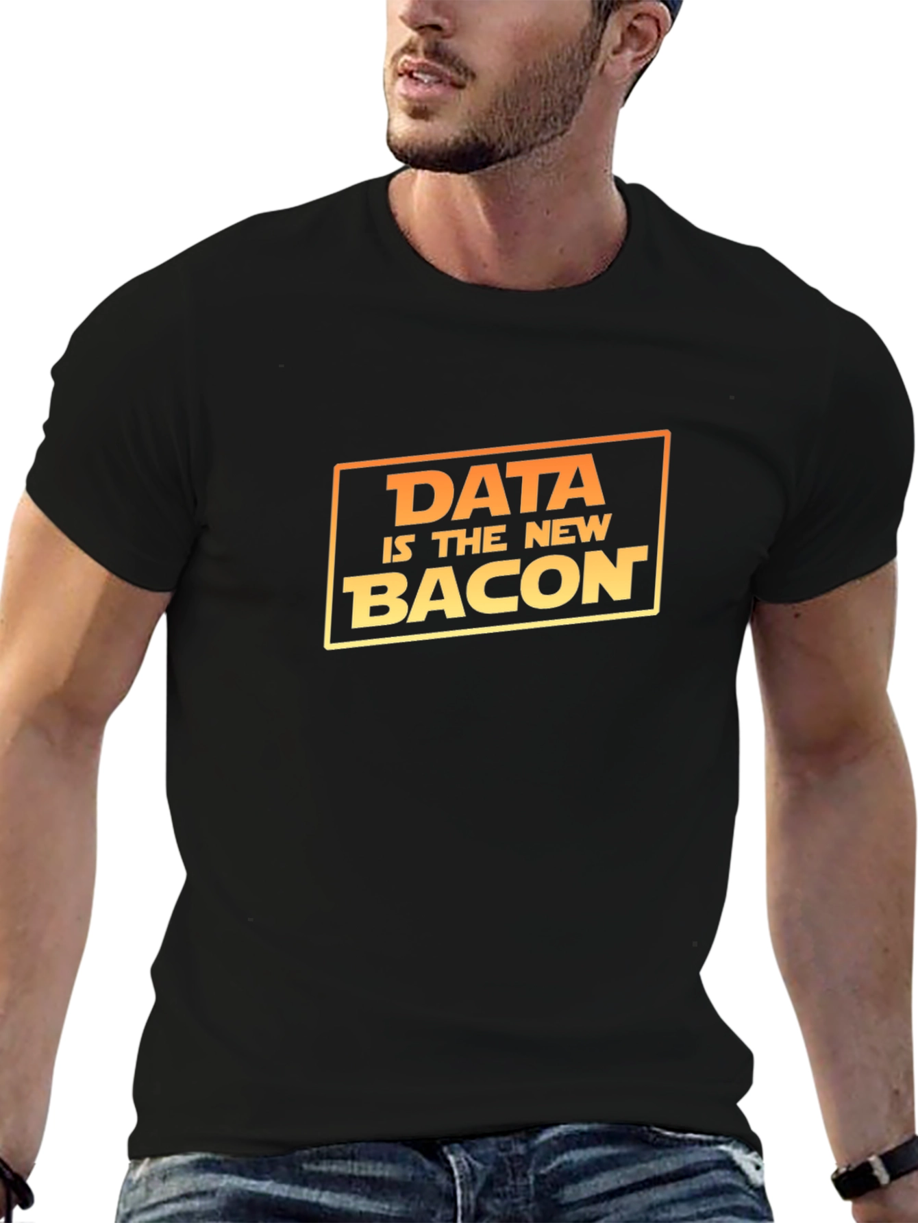 Data Is The New Bacon Graphic T-Shirt