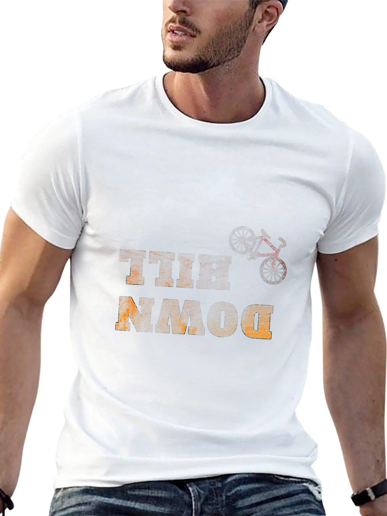 Downhill Bike Graphic Tee - Ride in Style!
