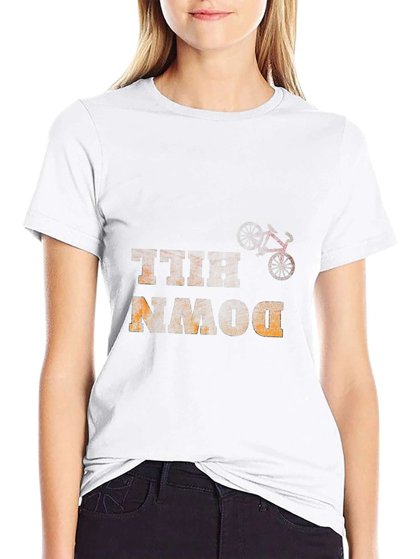 Downhill Bike Graphic Tee - Ride in Style!