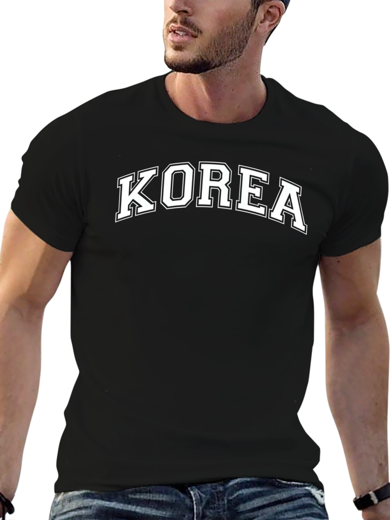 Korea Graphic Tee - Classic Black T-Shirt