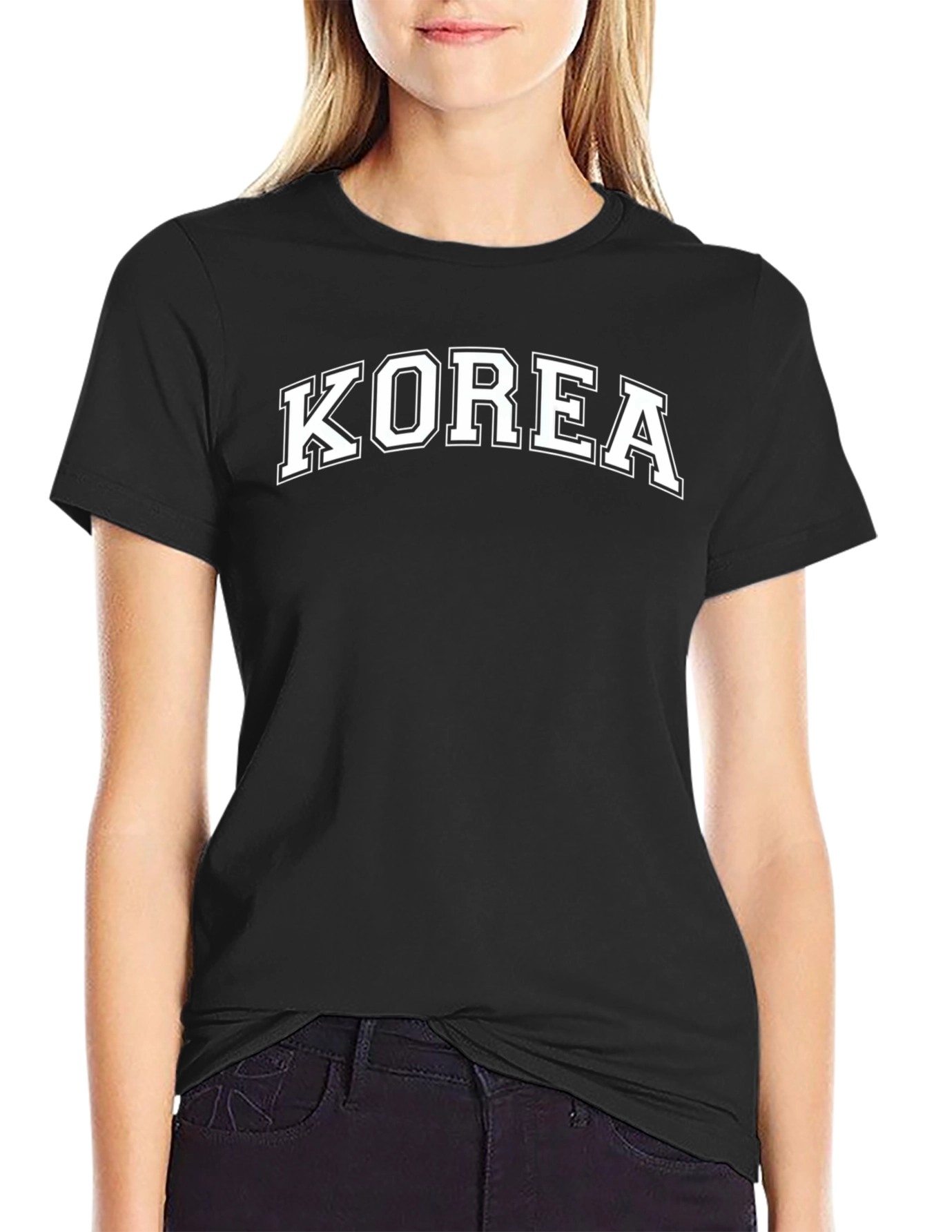 Korea Graphic Tee - Classic Black T-Shirt