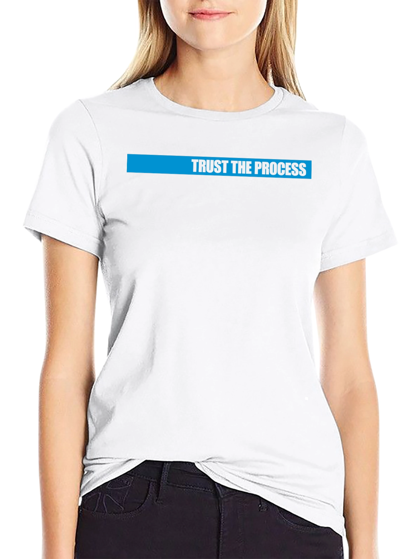 Trust the Process Graphic Tee - Black