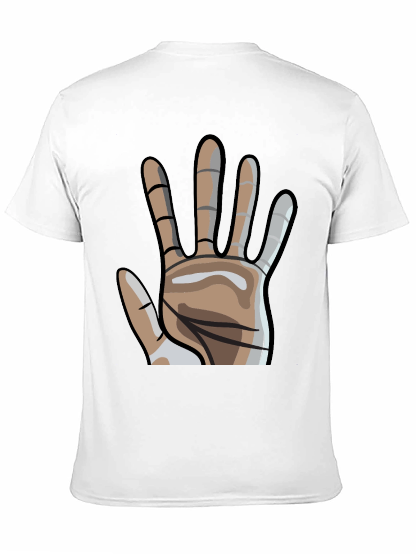 Hand Graphic Tee - Stylish Novelty T-Shirt