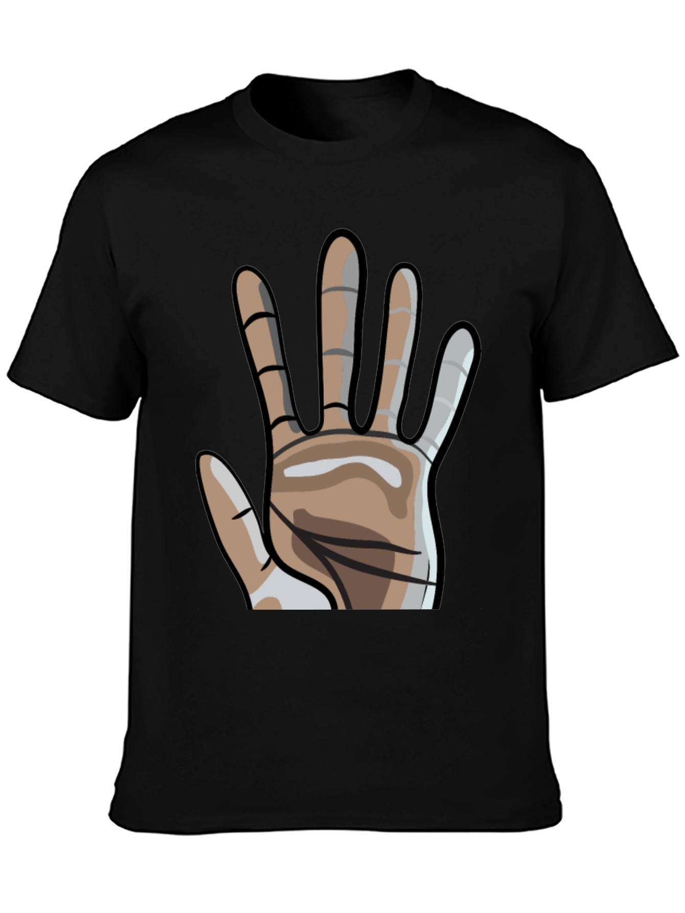 Hand Graphic Tee - Stylish Novelty T-Shirt