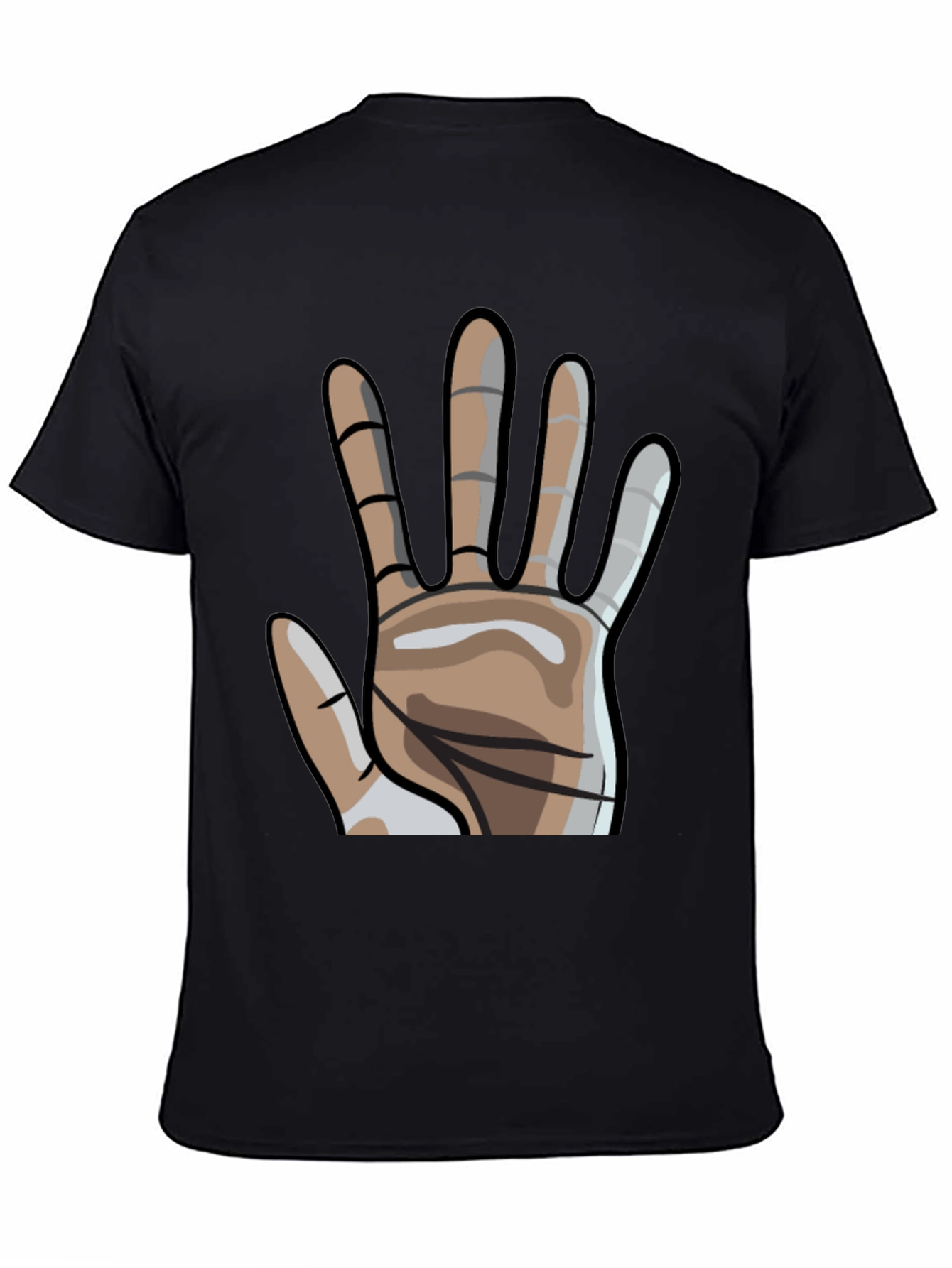 Hand Graphic Tee - Stylish Novelty T-Shirt