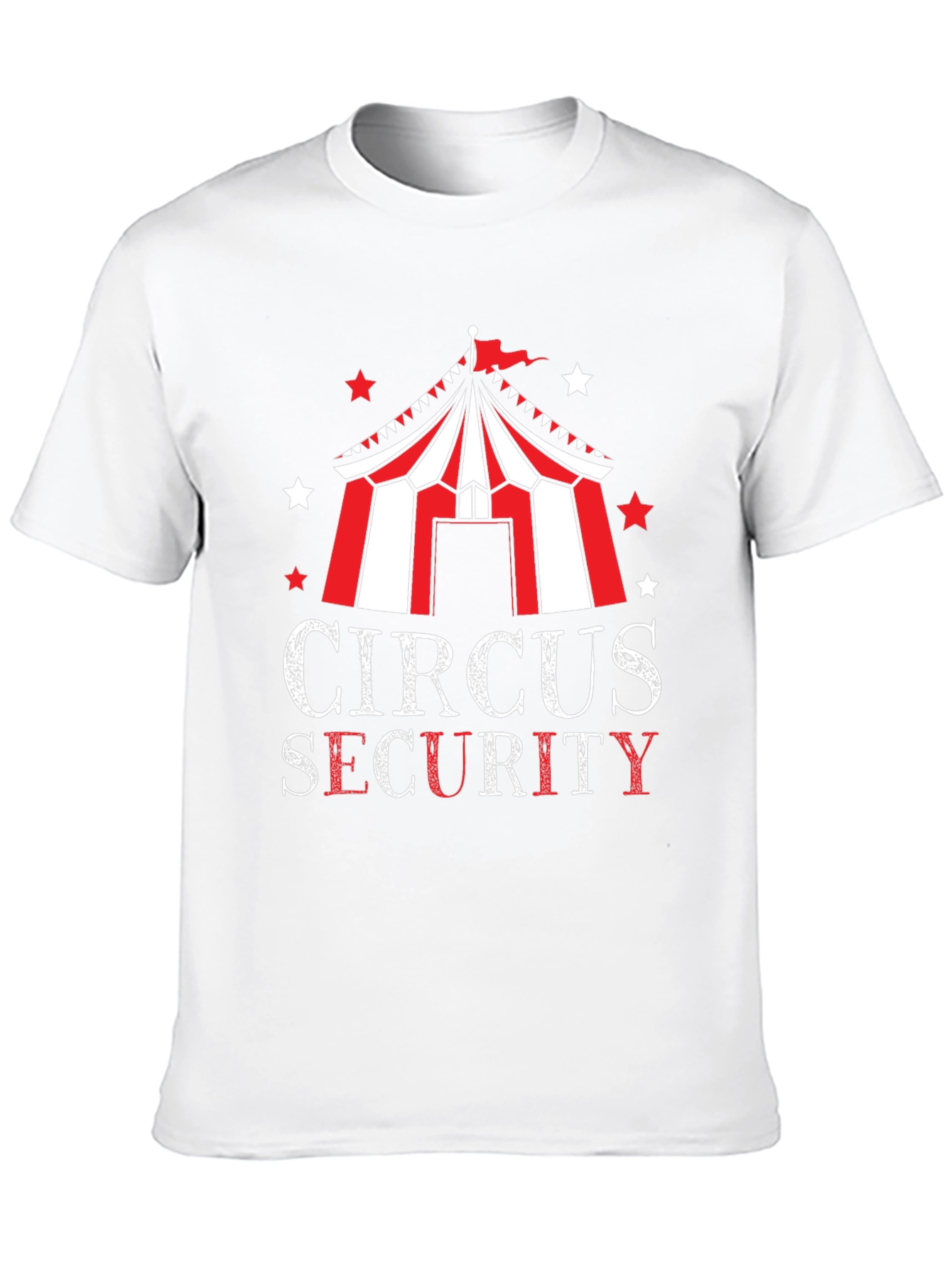 Circus Security Graphic Tee - Black Cotton T-Shirt