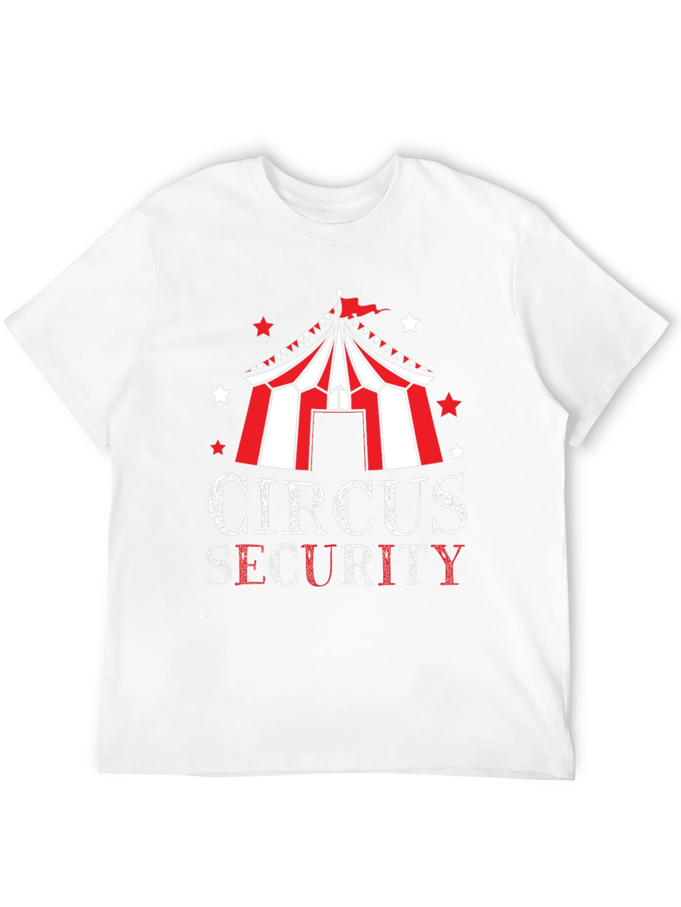 Circus Security Graphic Tee - Black Cotton T-Shirt