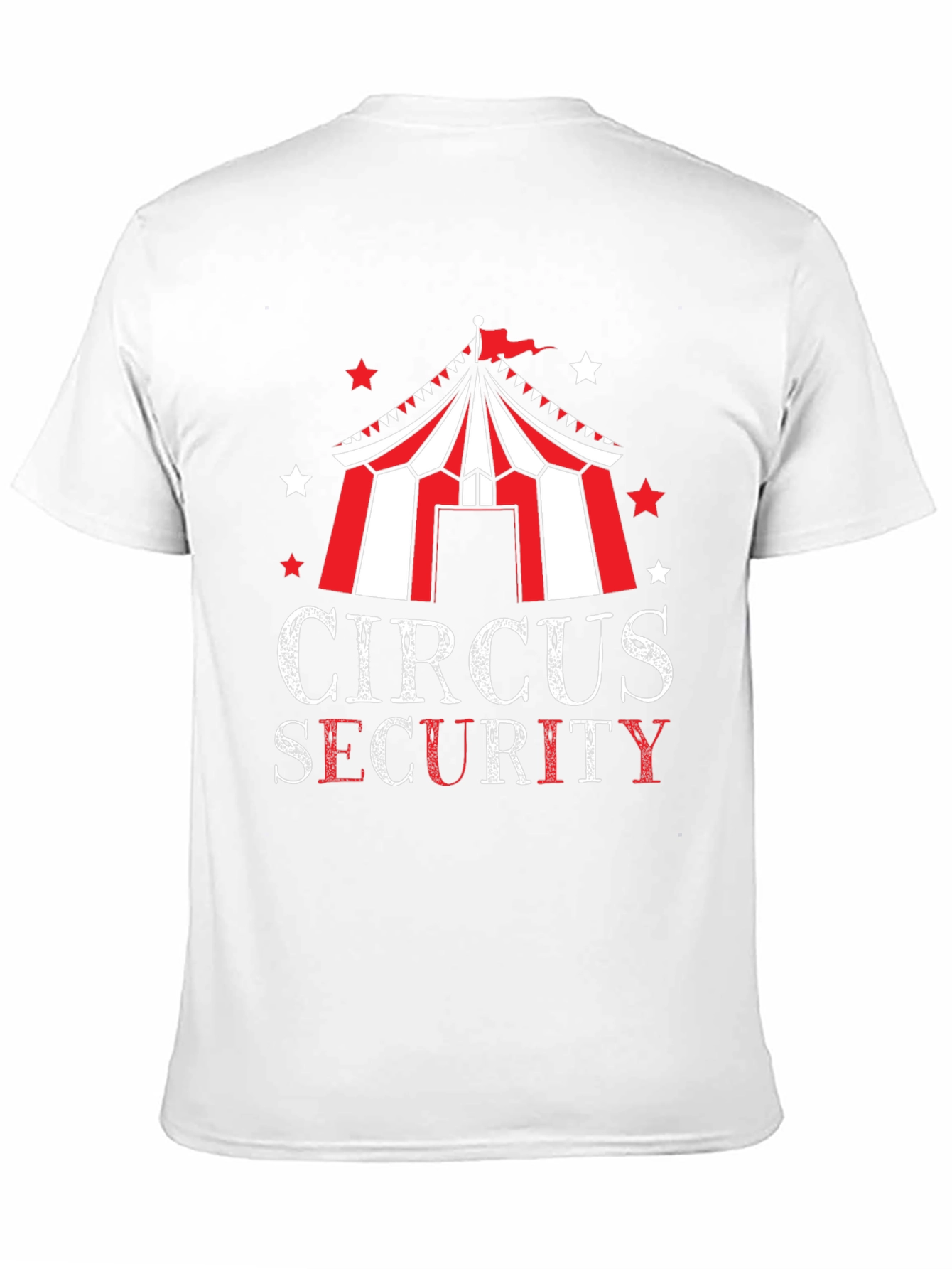 Circus Security Graphic Tee - Black Cotton T-Shirt