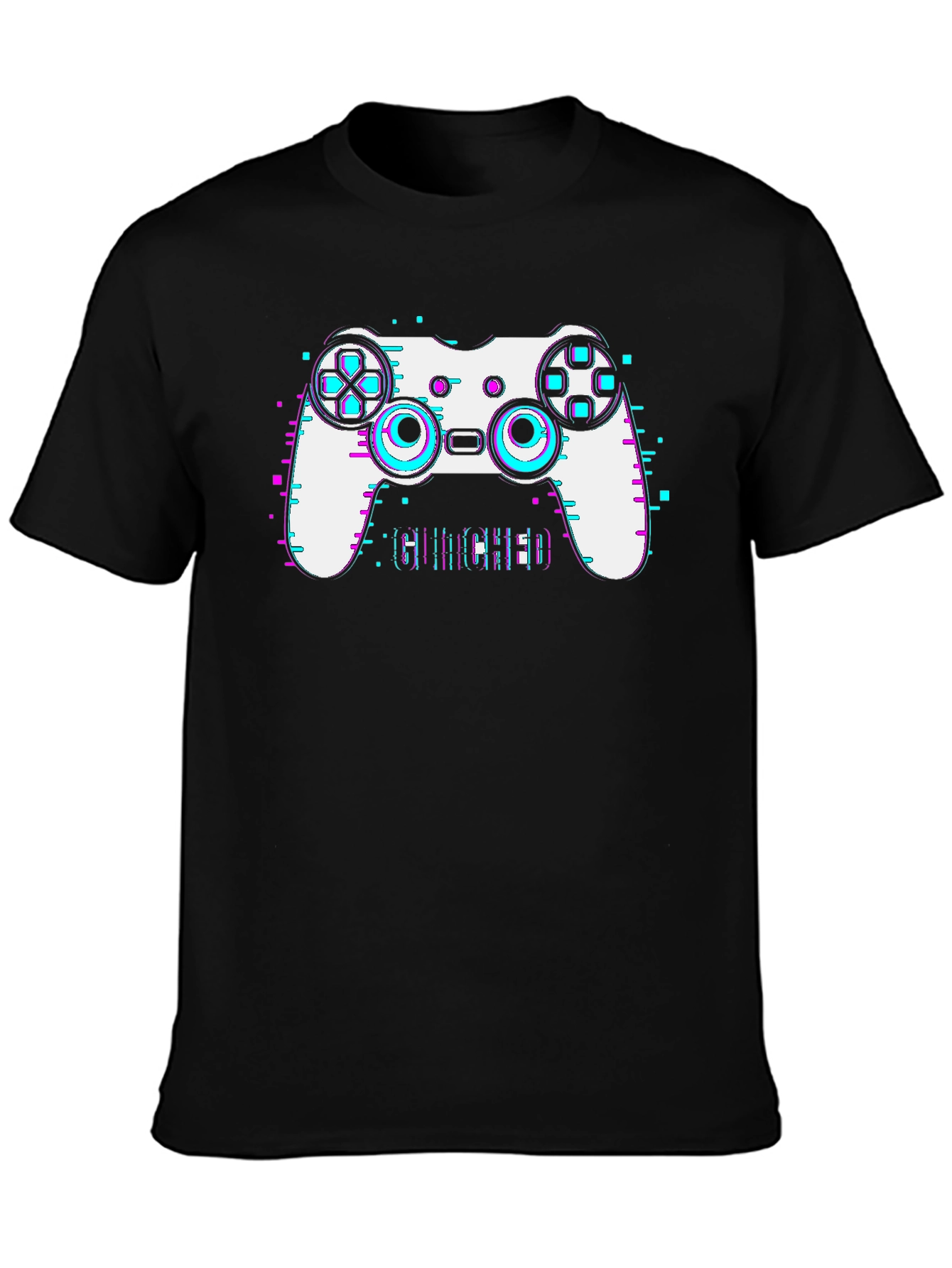 Glitched Gamer T-Shirt - Stylish Gaming Apparel