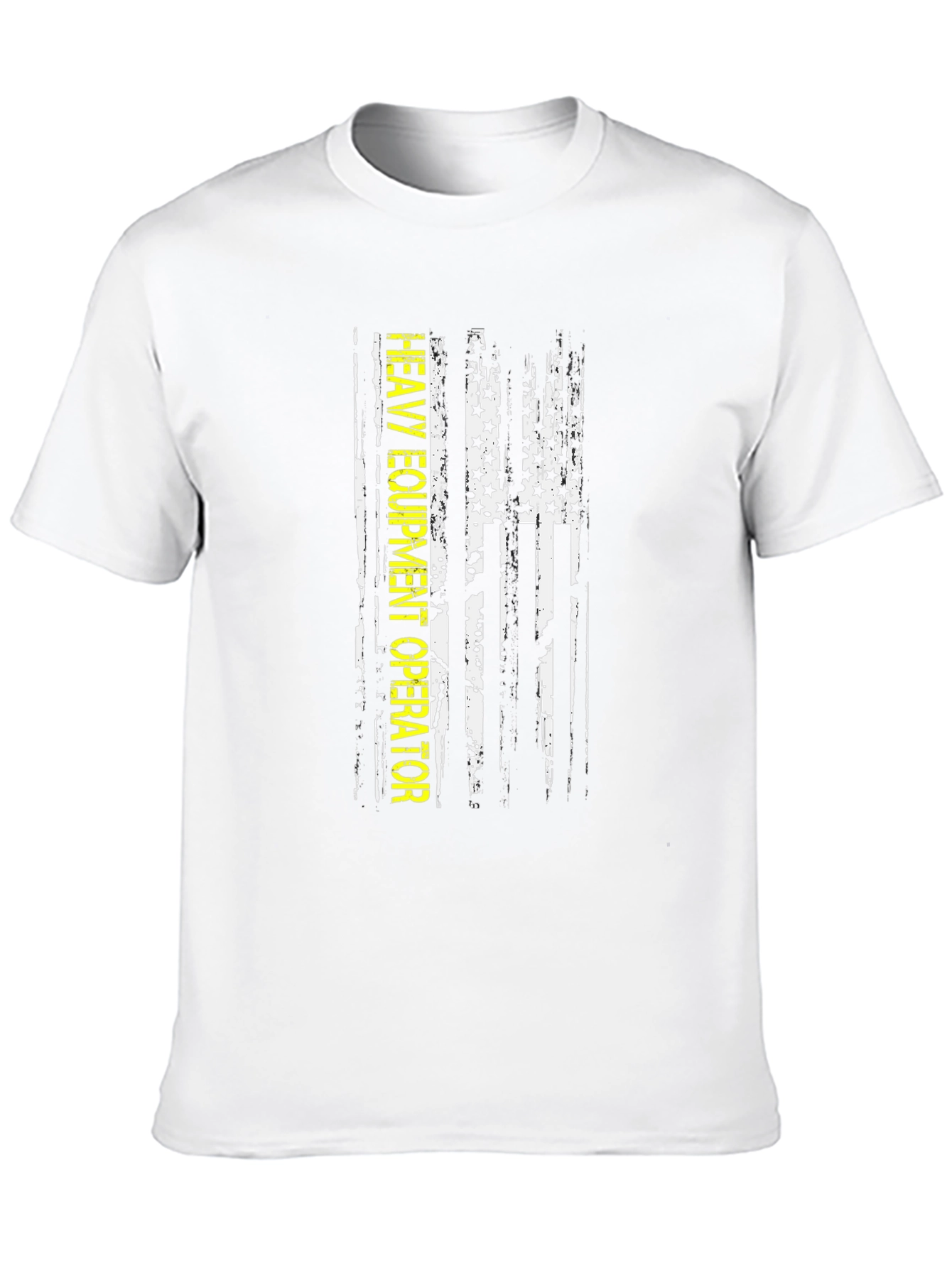 Heavy Equipment Operator T-Shirt - American Flag