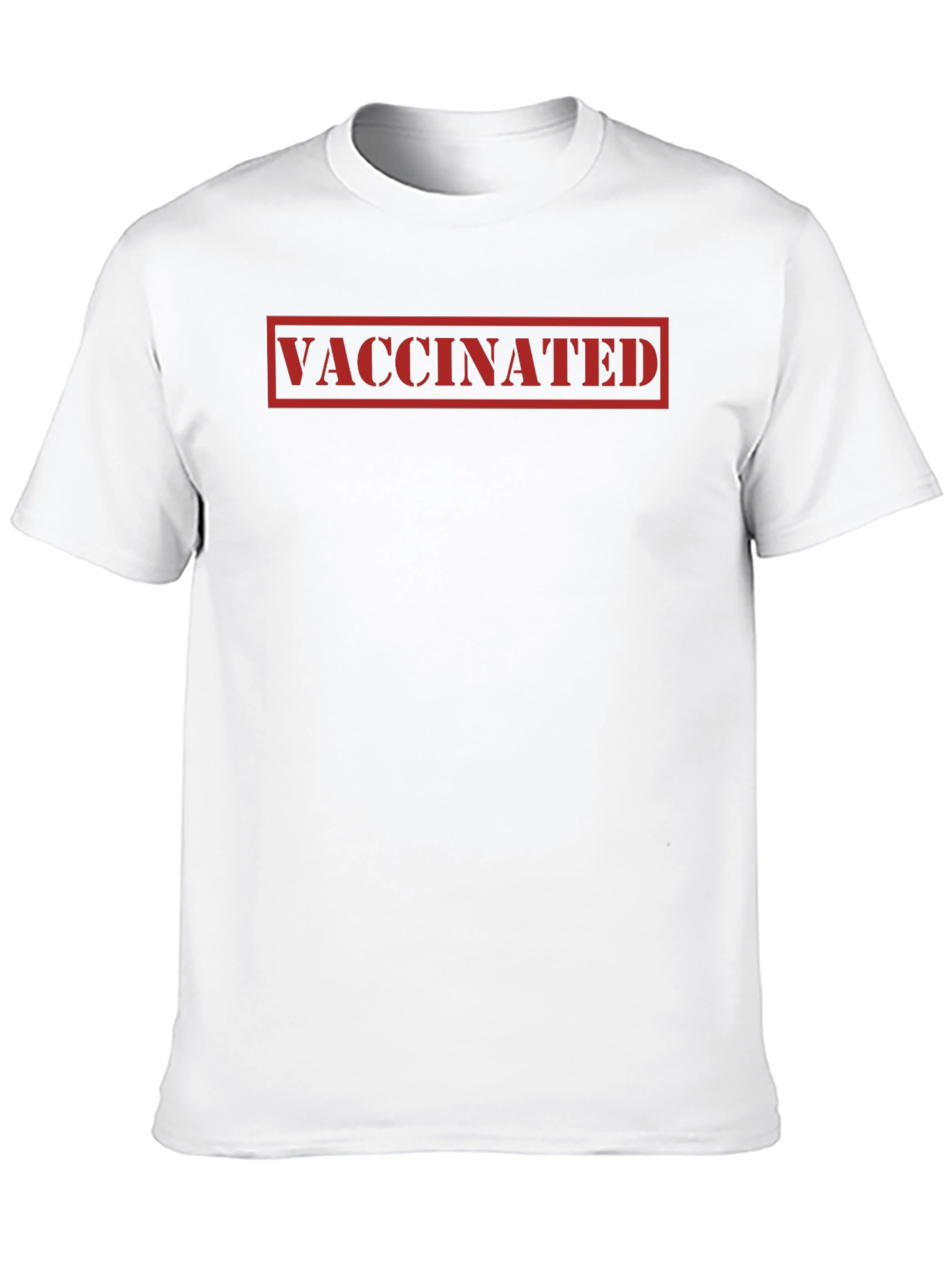 Vaccinated Statement Tee - Black