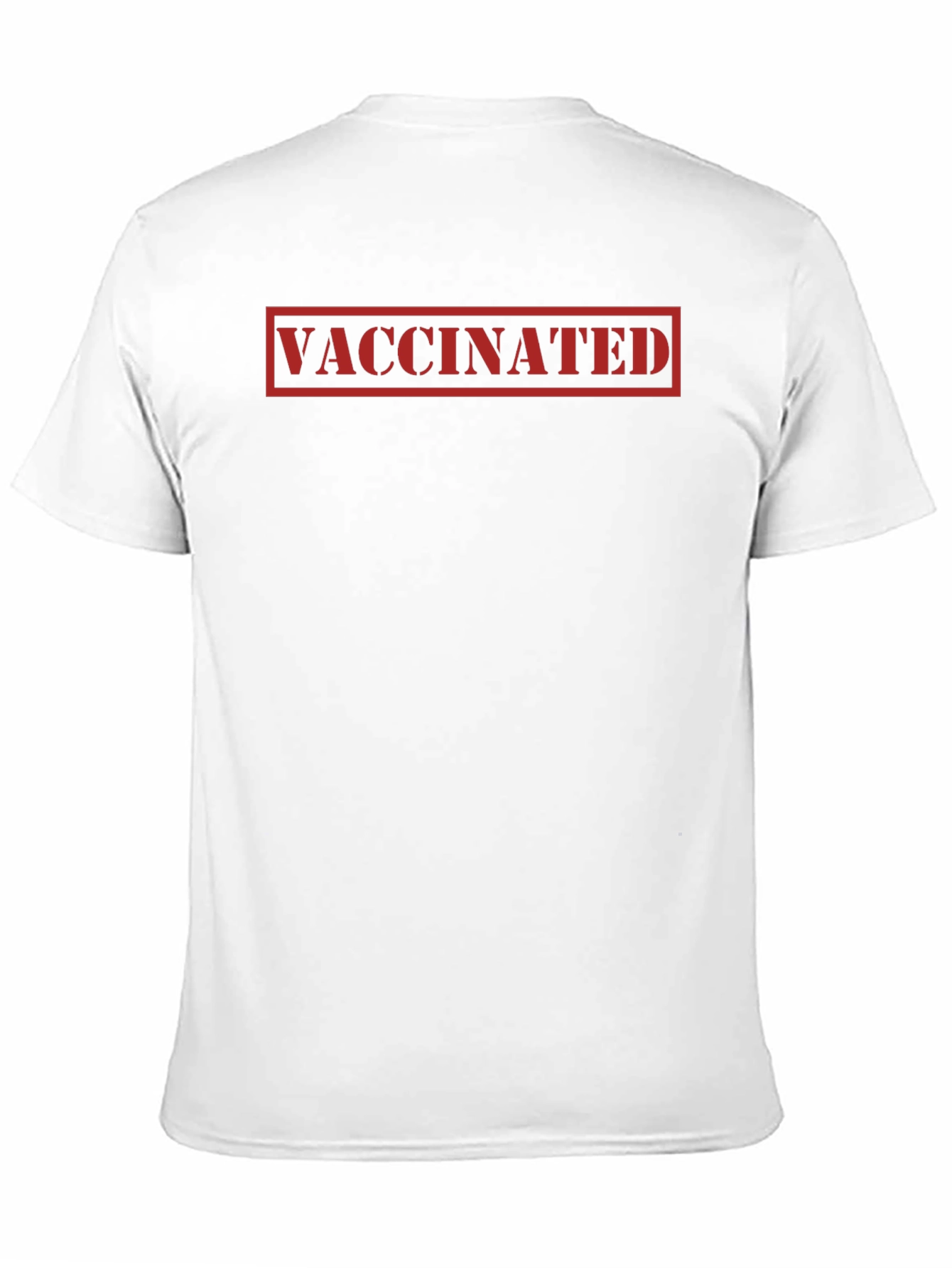 Vaccinated Statement Tee - Black