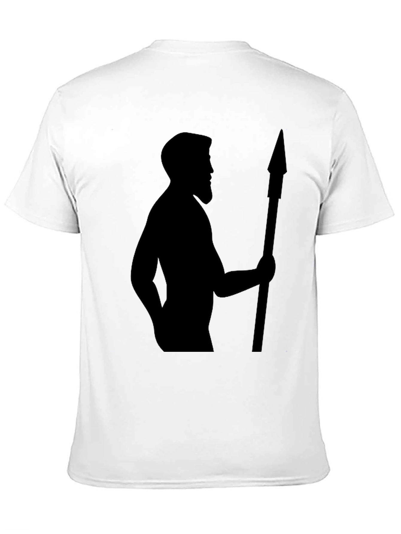 Spartan Silhouette Graphic Tee - Black