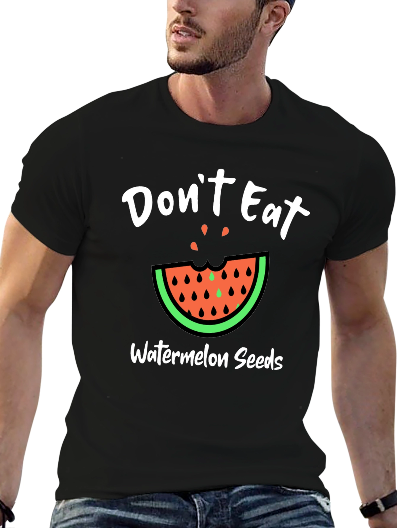 Dont Eat Watermelon Seeds Graphic T-Shirt