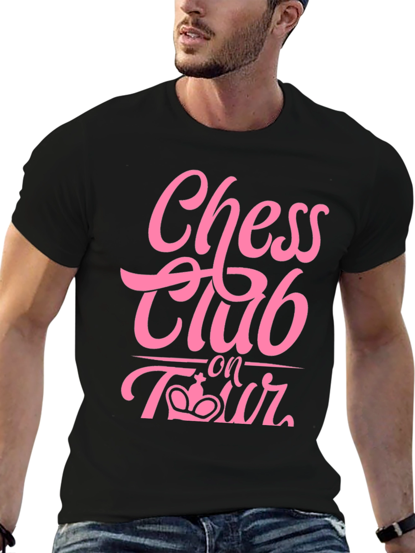 Chess Club On Tour Black T-Shirt