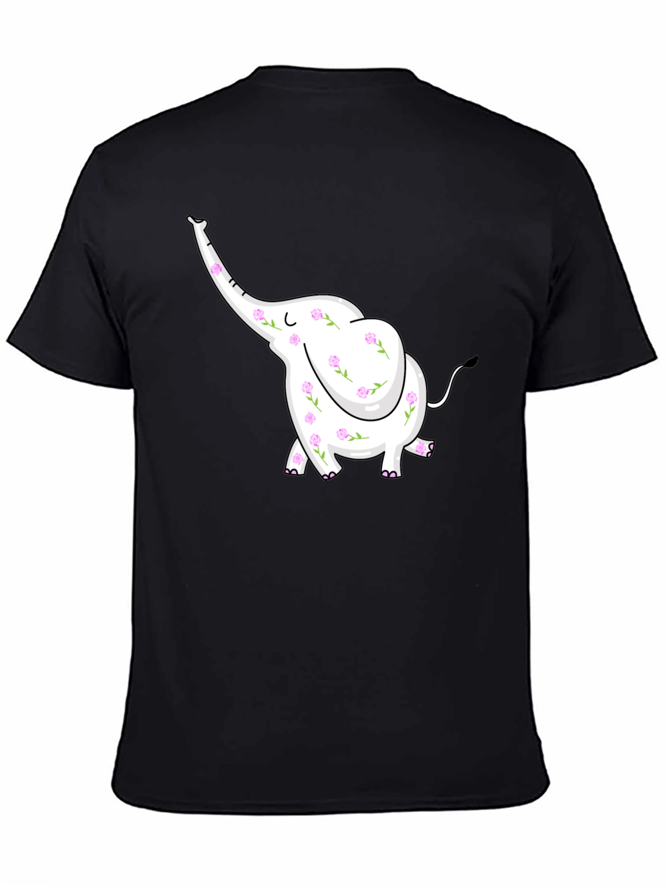 Floral Elephant Graphic Tee