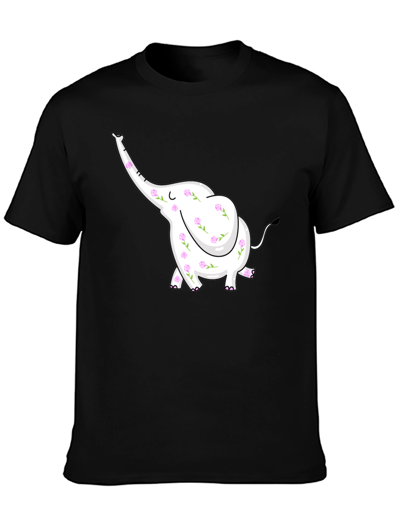 Floral Elephant Graphic Tee