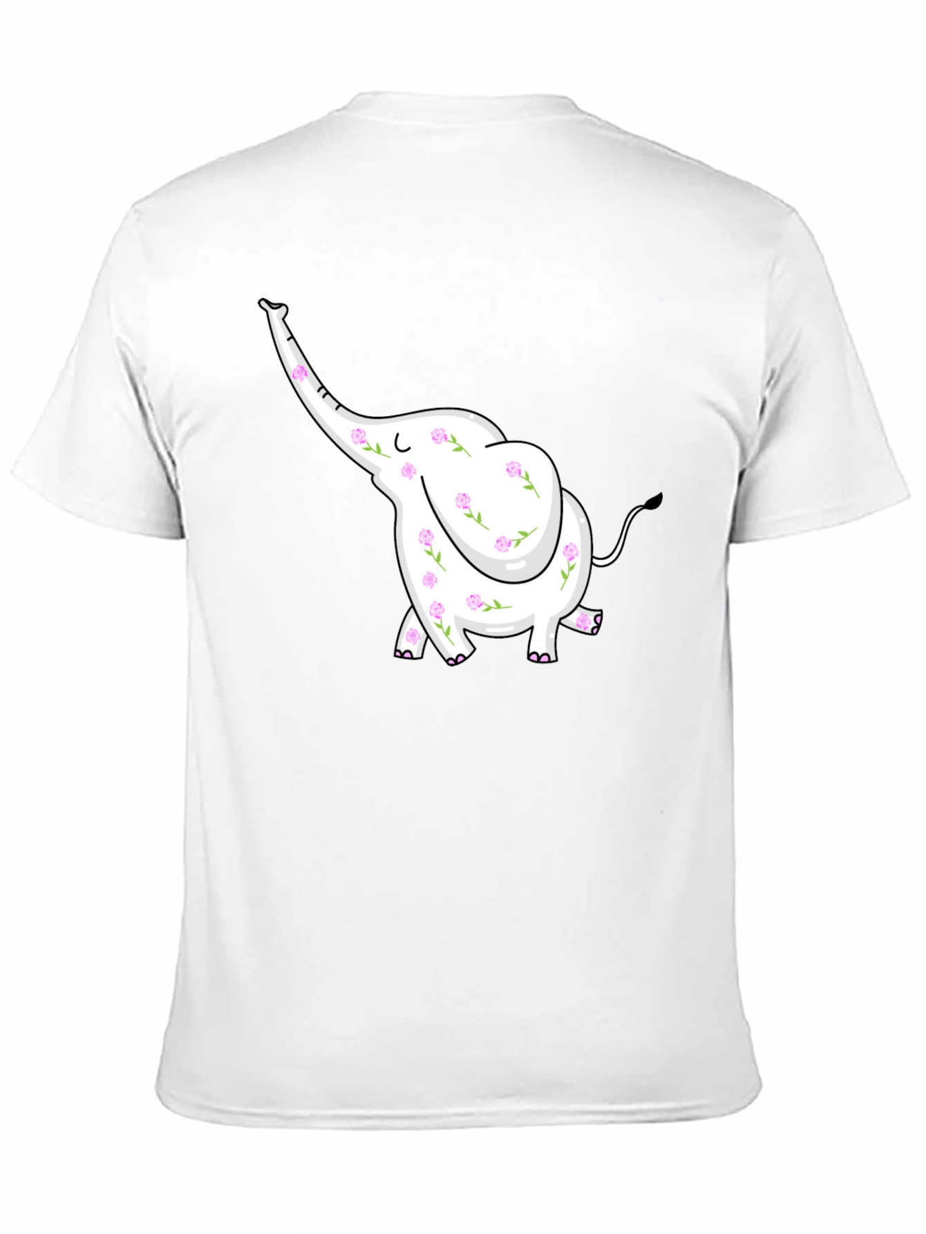 Floral Elephant Graphic Tee