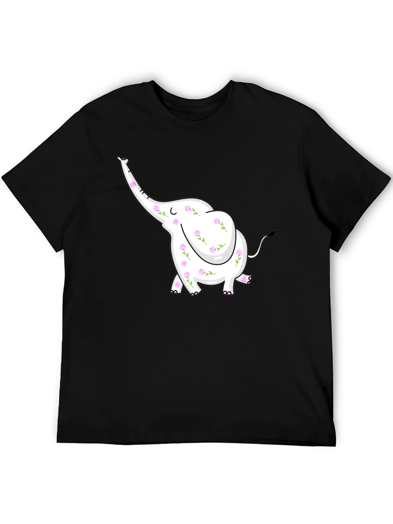 Floral Elephant Graphic Tee
