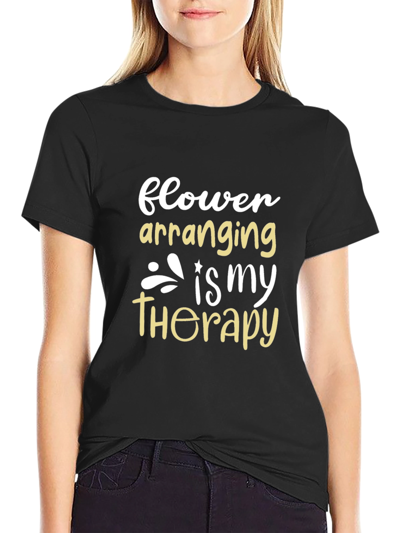 Flower Arranging Therapy T-Shirt