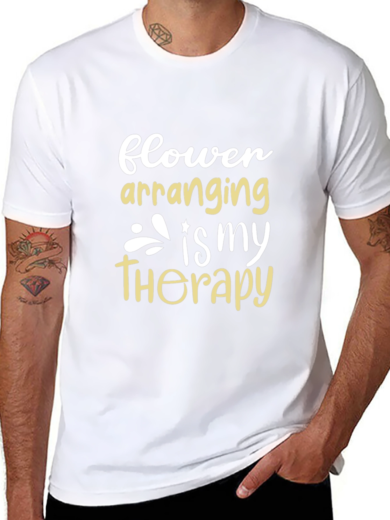 Flower Arranging Therapy T-Shirt