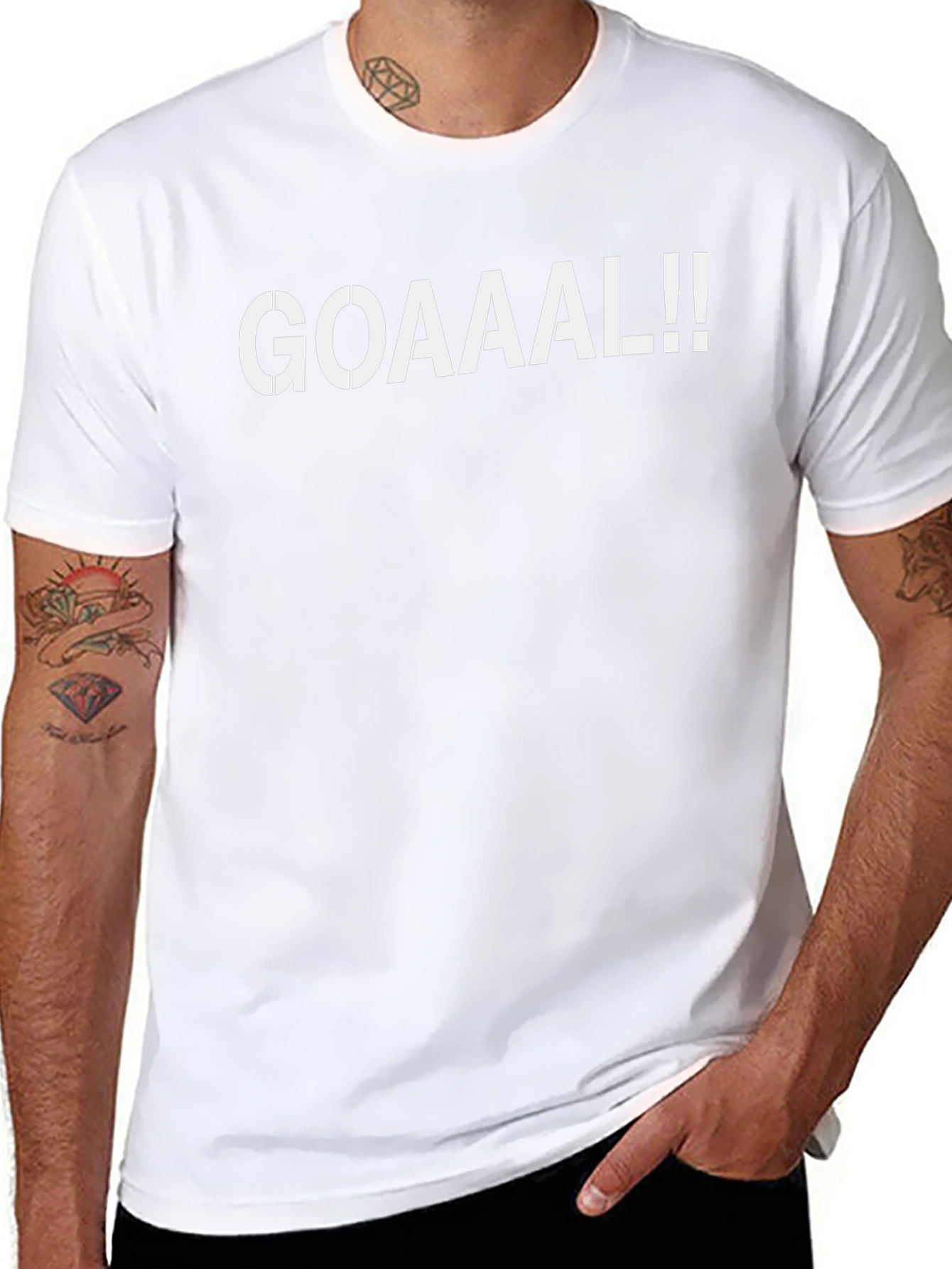GOAAAL!! Graphic Tee - Soccer Fan T-Shirt
