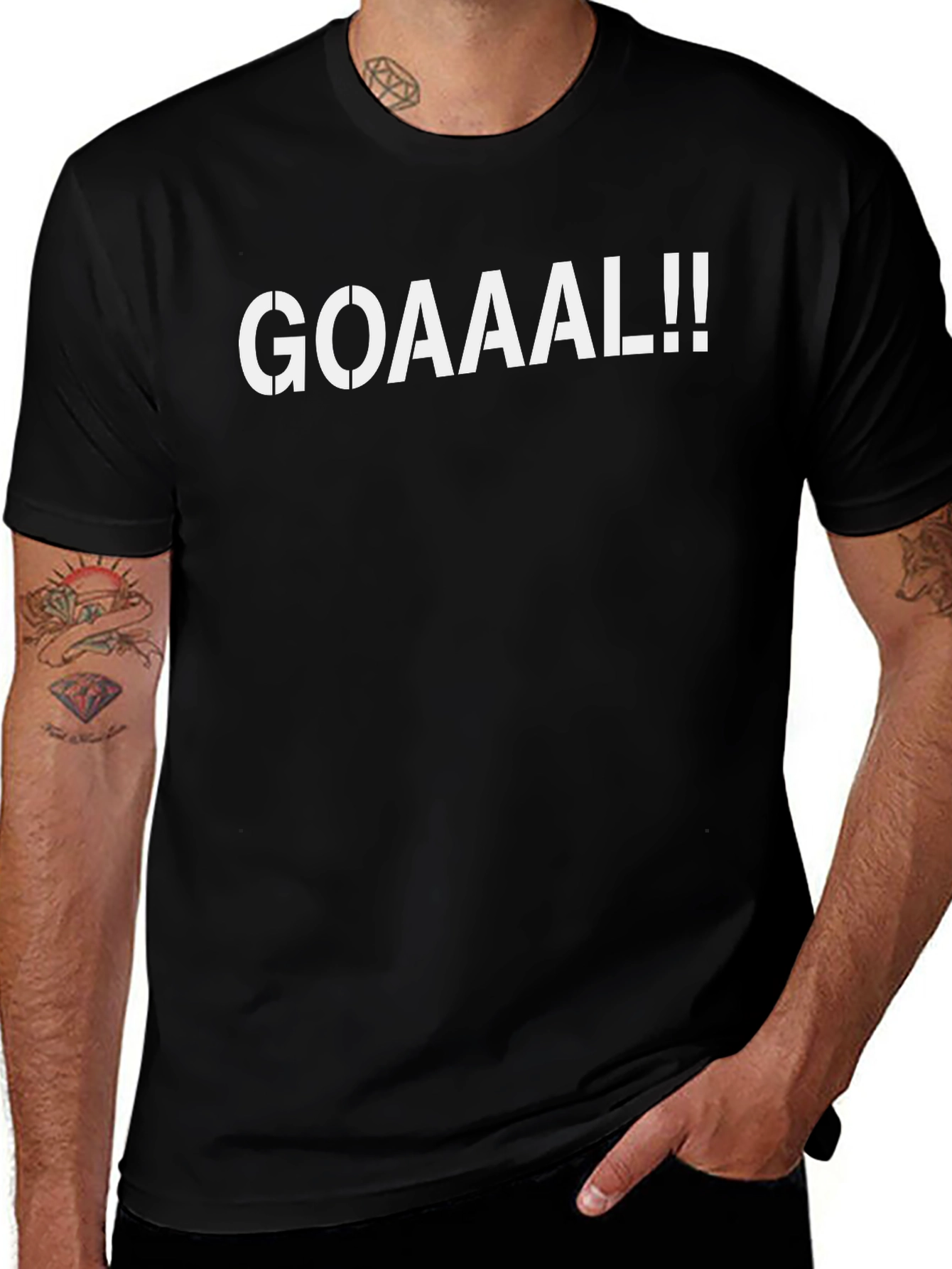 GOAAAL!! Graphic Tee - Soccer Fan T-Shirt
