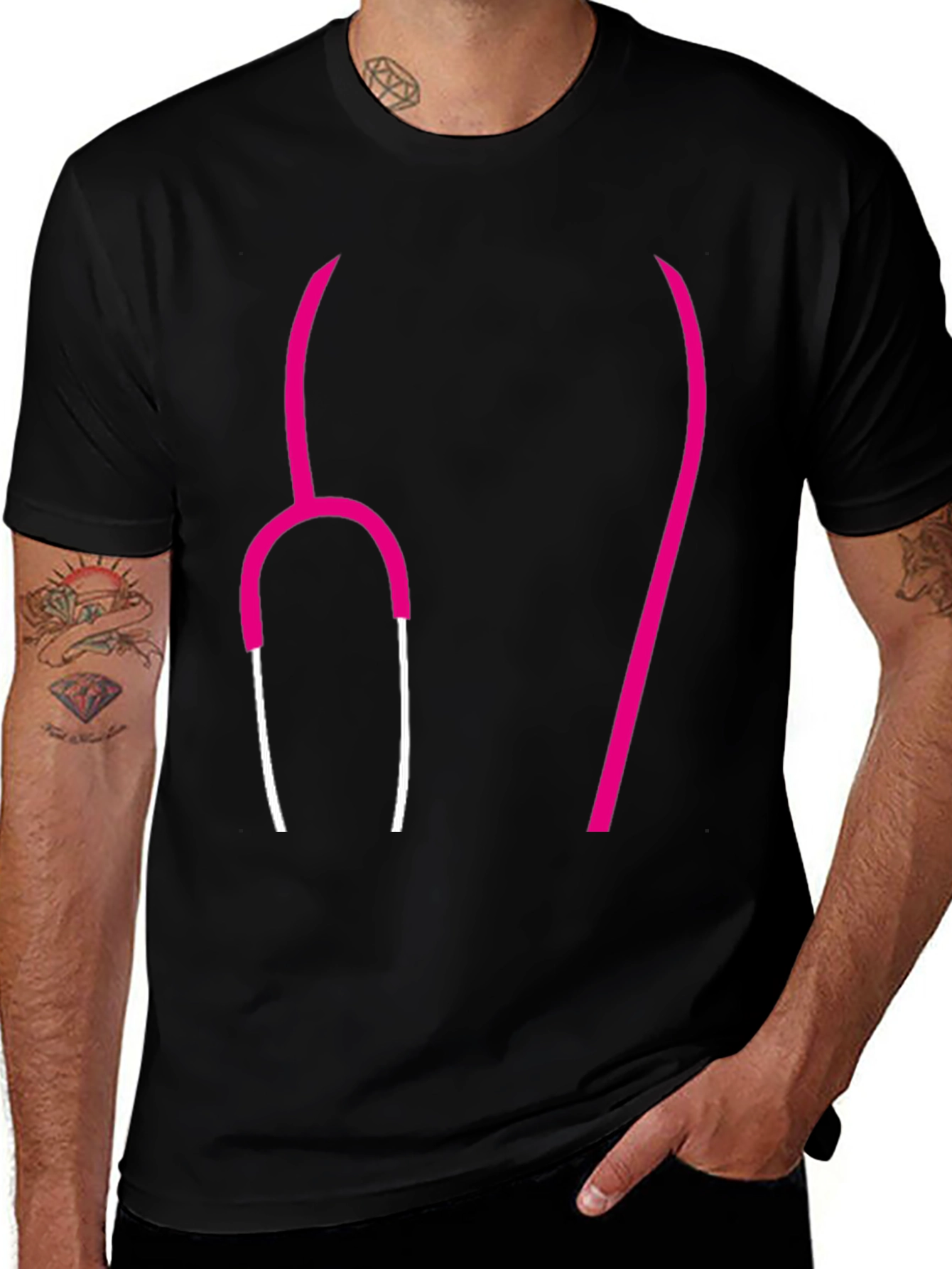 Stethoscope Graphic Tee - Doctor Nurse Medical Shirt