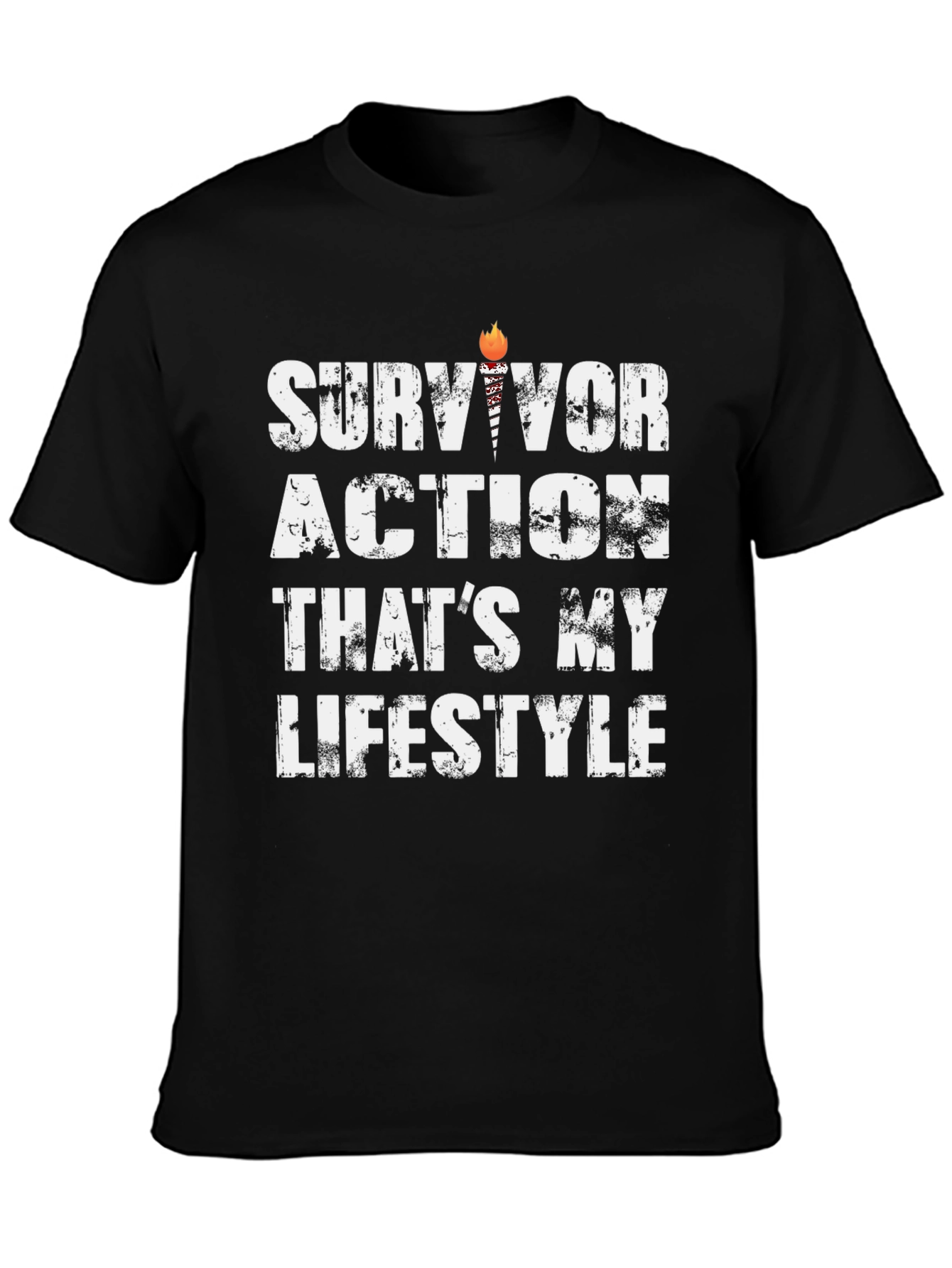 Survivor Action Lifestyle Graphic T-Shirt