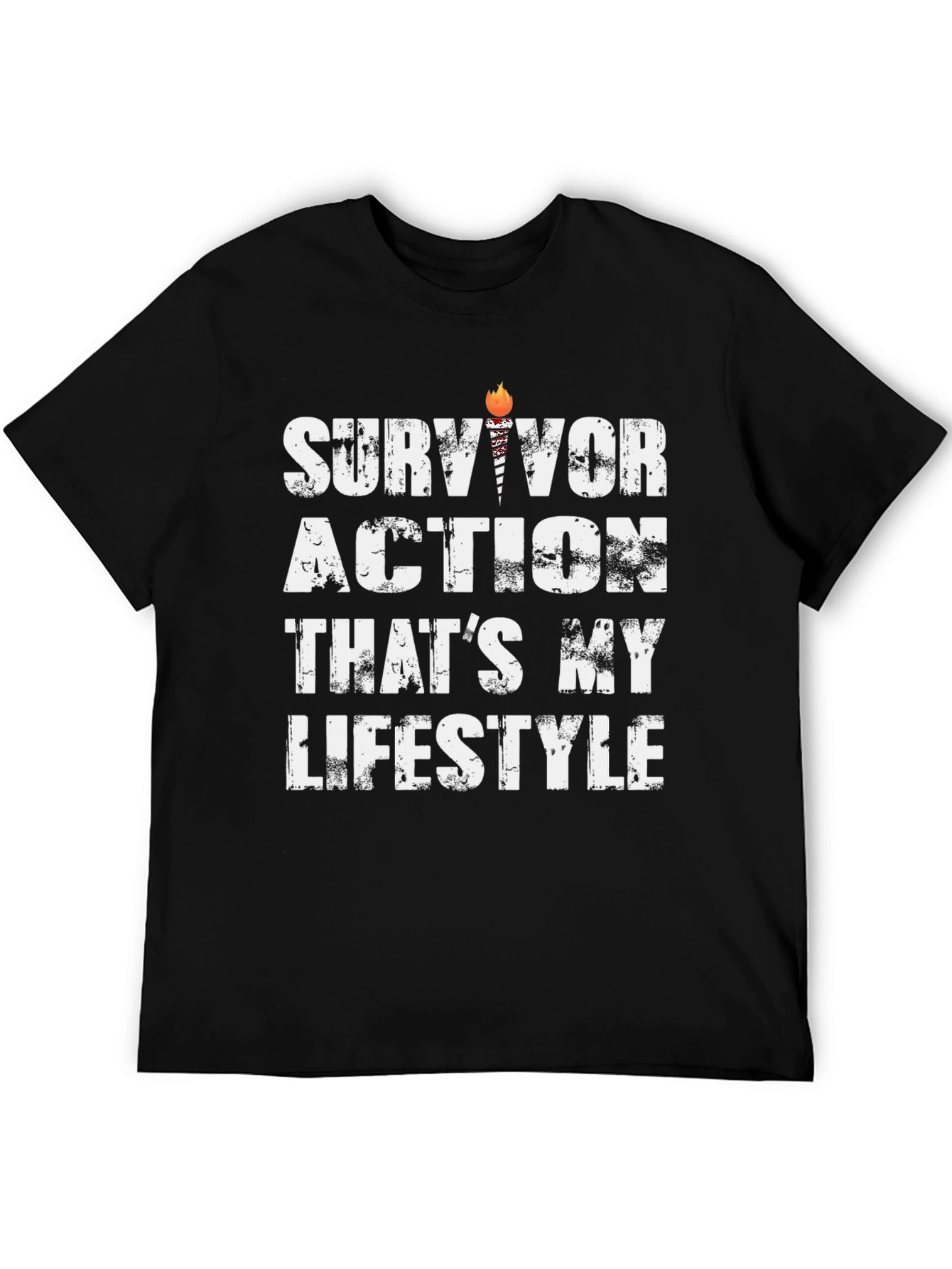 Survivor Action Lifestyle Graphic T-Shirt