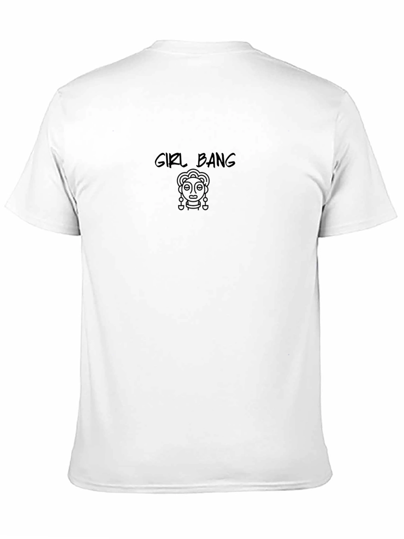 Girl Bang Graphic Black T-Shirt