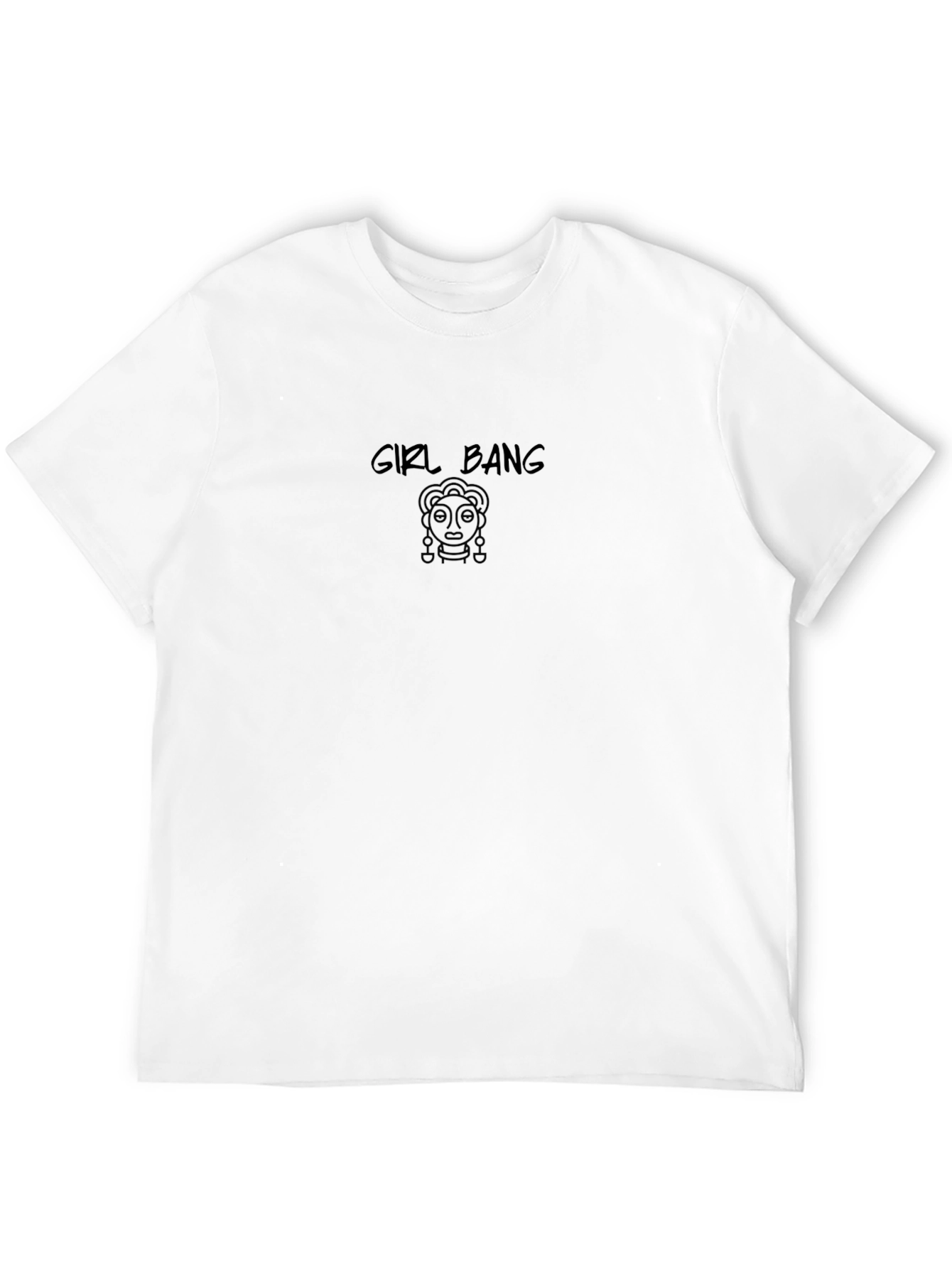 Girl Bang Graphic Black T-Shirt
