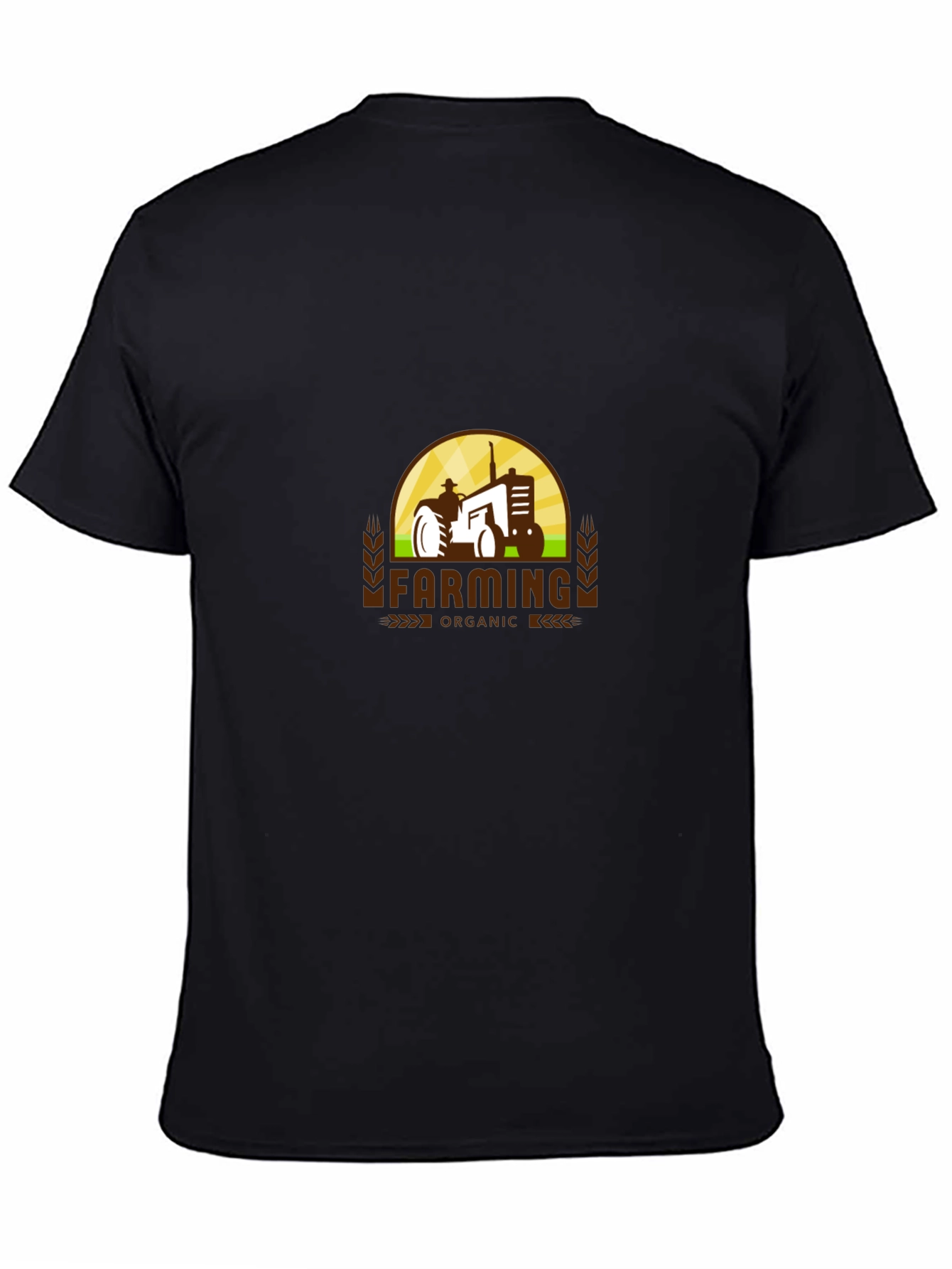 Farming Organic Tractor Graphic T-Shirt