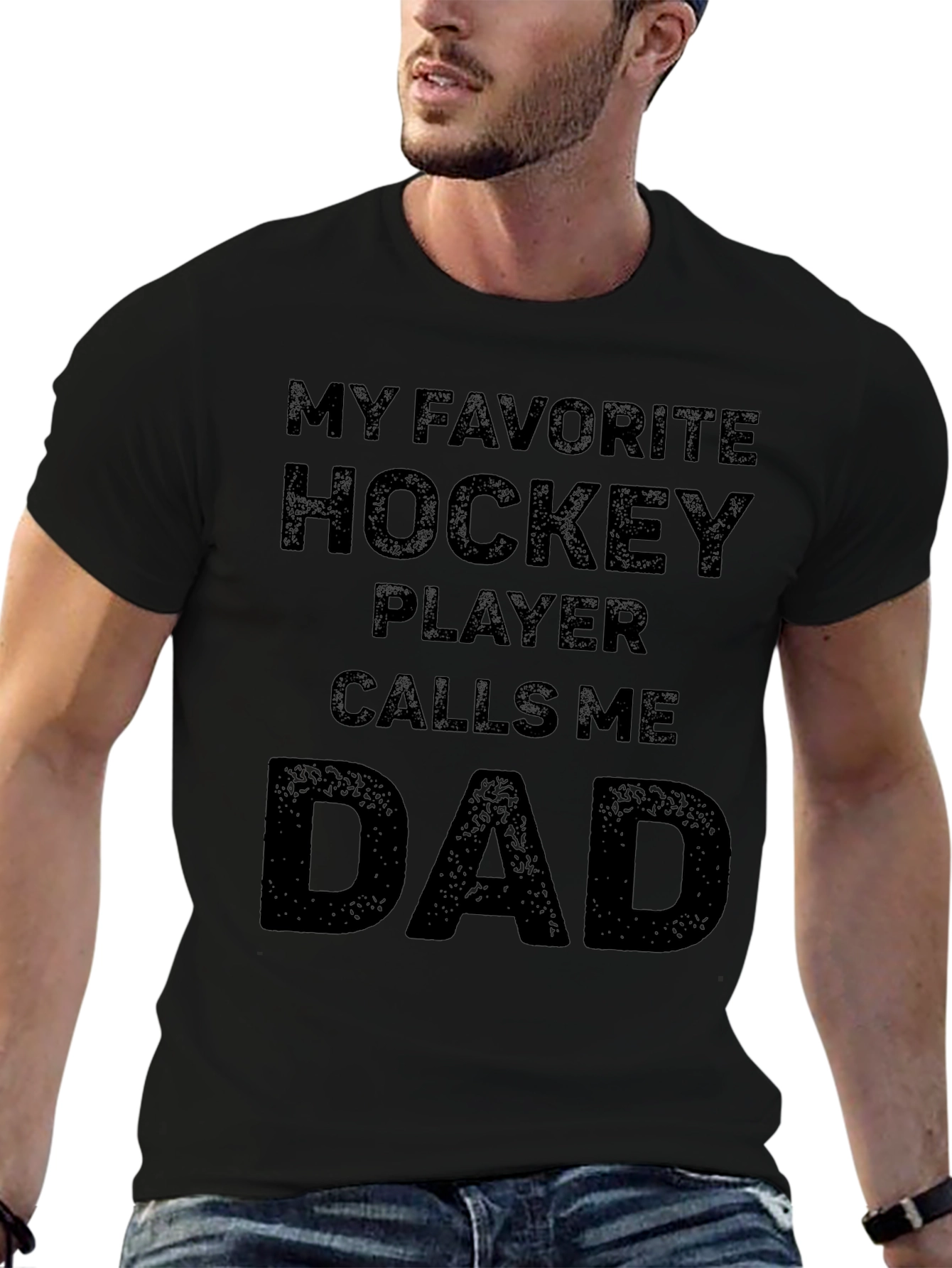 My Favorite Hockey Player Calls Me Dad T-Shirt