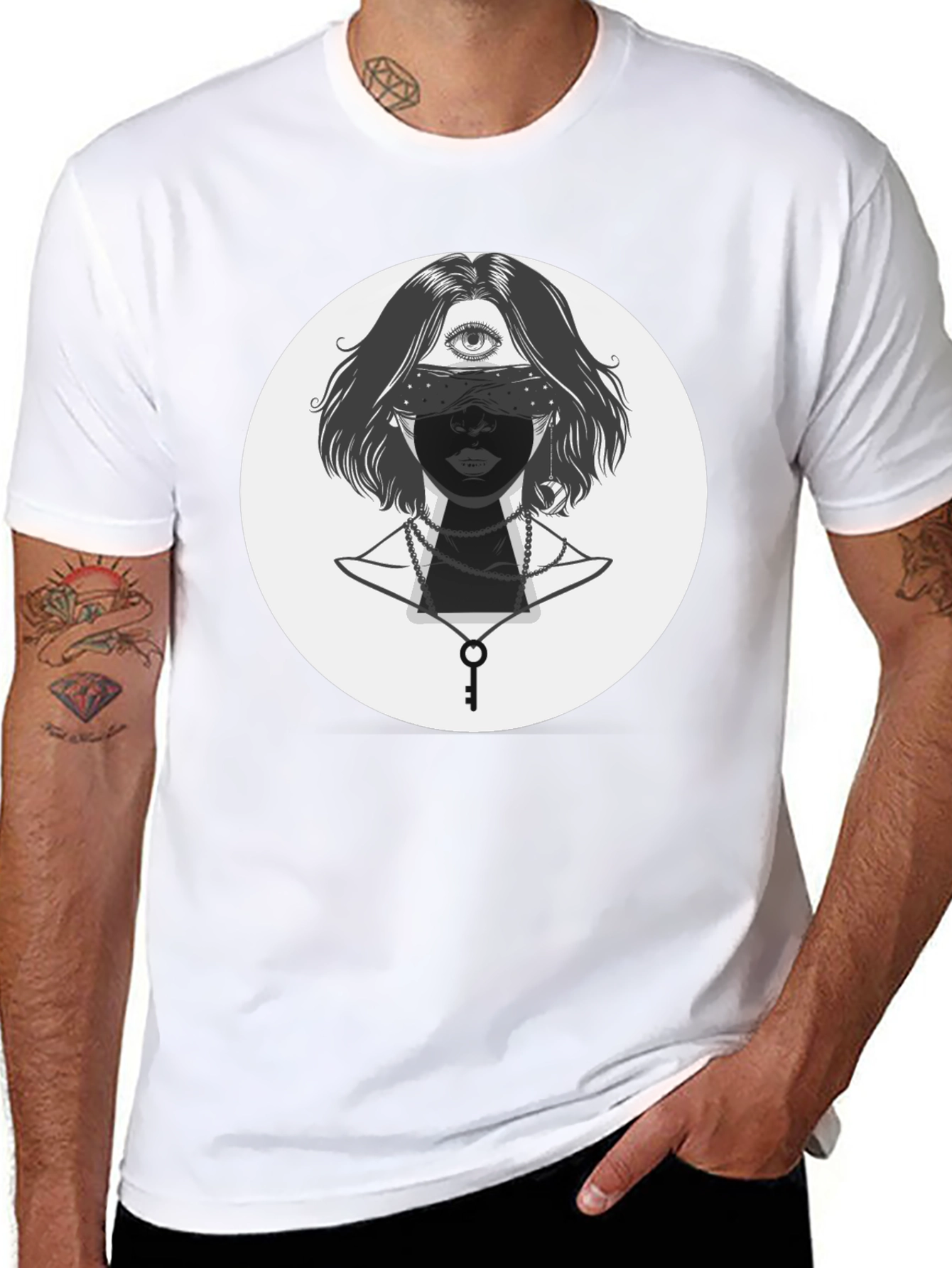 Third Eye Key Graphic Tee - Unisex