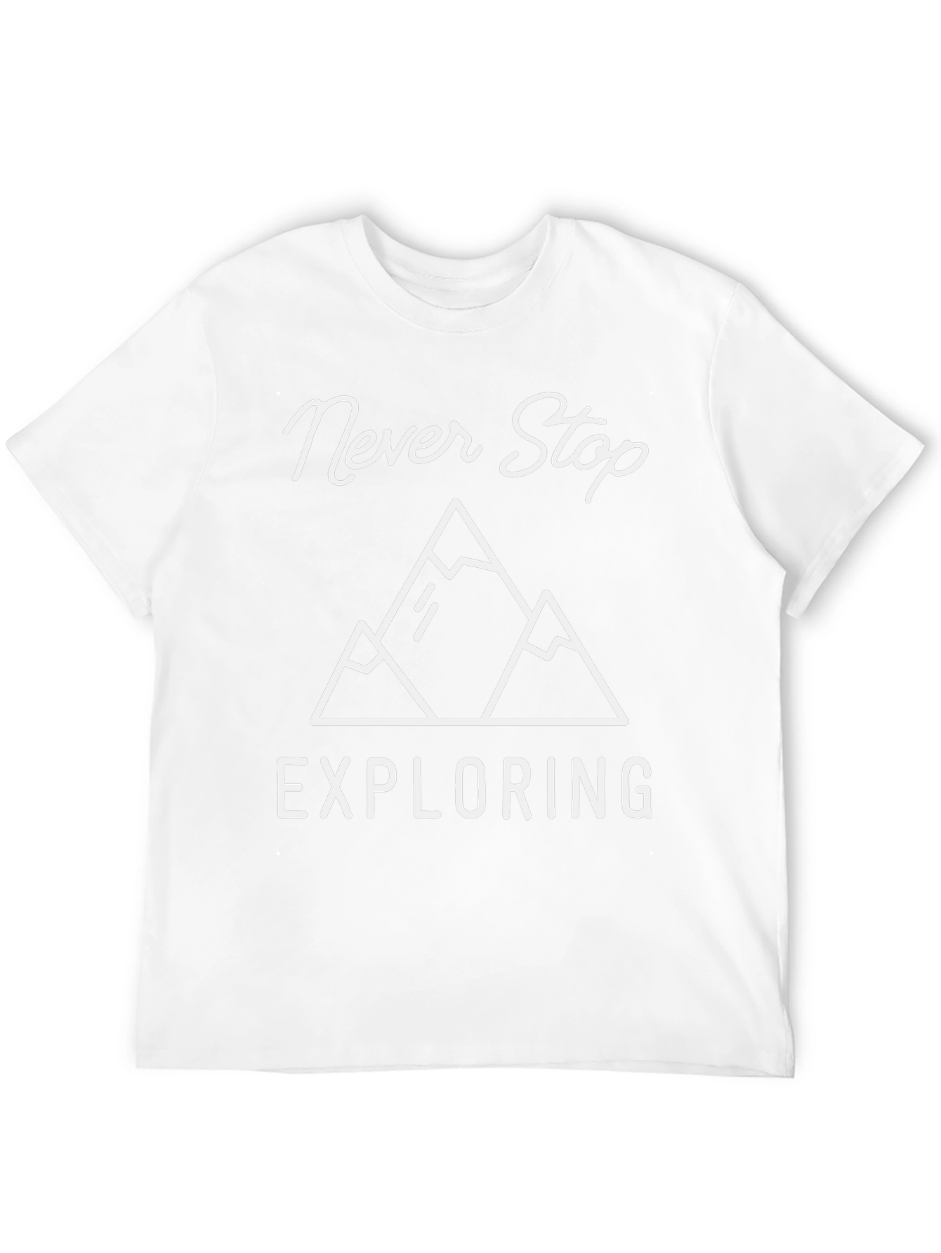 Never Stop Exploring Graphic Tee - Adventure Awaits!
