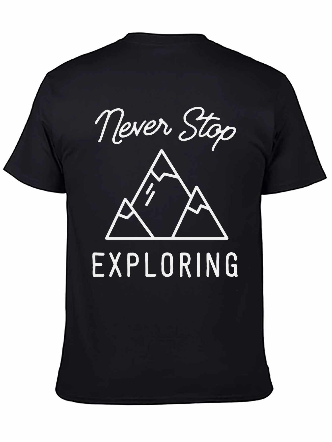 Never Stop Exploring Graphic Tee - Adventure Awaits!