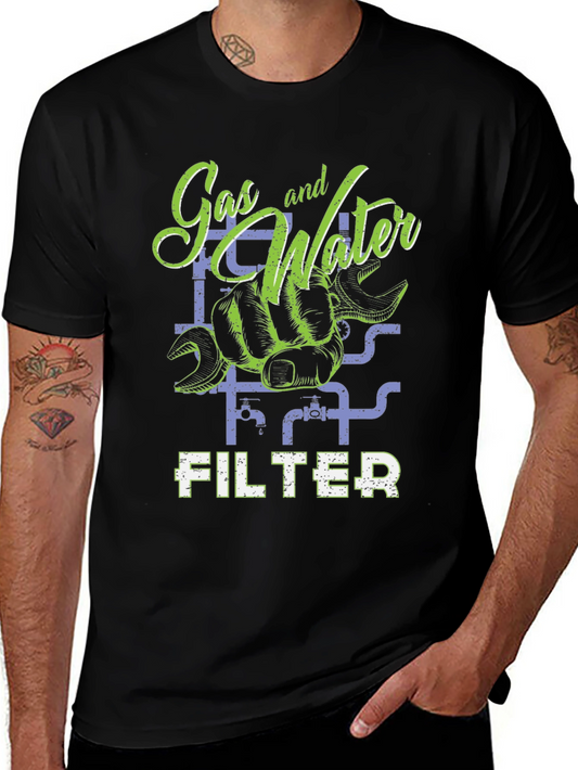 Gas and Water Filter Graphic Tee