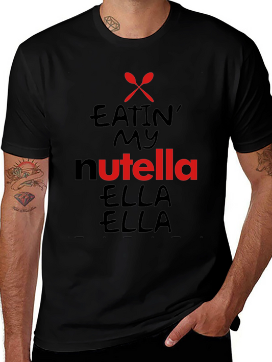Nutella Lovers Black T-Shirt